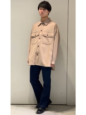 「CASPER JOHN（キャスパージョン）のアイテム（シューズ）」を使った、YUKIさん（メンズ・168cm）の春コーディネート