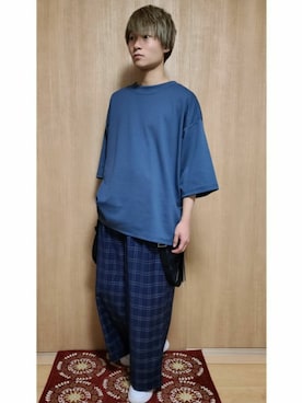 「FRED PERRY（フレッドペリー）のアイテム（シューズ）」を使った、YUKIさん（メンズ・168cm）の春コーディネート