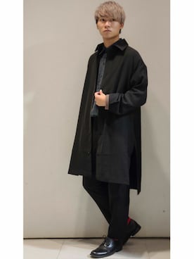 「CASPER JOHN（キャスパージョン）のアイテム（ドレスシューズ）」を使った、YUKIさん（メンズ・168cm）の秋コーディネート