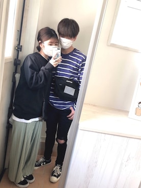 ミウラチャンさん（レディース・154cm）の春コーディネート