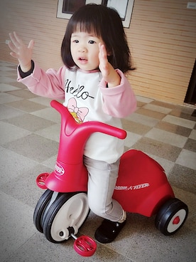 「no brand（ノーブランド）のアイテム（スリッポン）」を使った、Mia👧🇹🇼さん（キッズ・80cm）の冬コーディネート