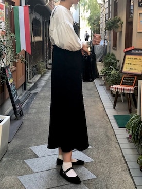 「rps（アールピーエス）のアイテム（オールインワン・サロペット）」を使った、panaさん（レディース・167cm）の秋コーディネート