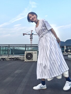 「NOのアイテム（その他）」を使った、HU-Dachaoさん（レディース・158cm）の夏コーディネート