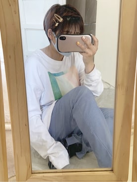 「ピンアレンジ」｜とすこんさん（レディース・158cm）の春コーディネート