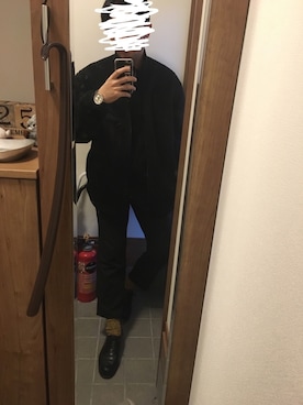 「UNIQLOU」｜「アイテム（その他アウター）」を使った、bouzu2さん（メンズ・180cm）の冬コーディネート
