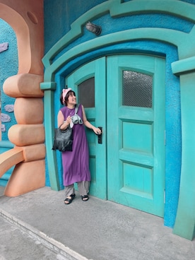 「LAURA DI MAGGIO（ローラディマッジオ）のアイテム」を使った、Misa さん（レディース・157cm）の秋コーディネート