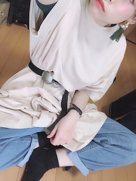 神奈さん（レディース・153cm）の春コーディネート