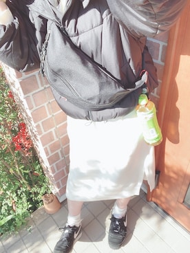 「fifth（フィフス）の中綿ショートダウンコート（ダウンジャケット/コート）」を使った、神奈さん（レディース・153cm）の冬コーディネート