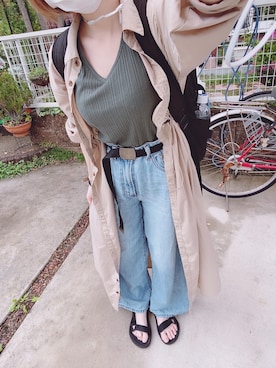 神奈さん（レディース・153cm）の夏コーディネート