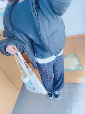 「fifth（フィフス）の中綿ショートダウンコート（ダウンジャケット/コート）」を使った、神奈さん（レディース・153cm）の冬コーディネート