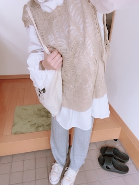 神奈さん（レディース・153cm）の春コーディネート