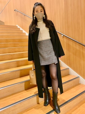 「classicalelf（クラシカルエルフ）のアイテム（その他アウター）」を使った、りちゅ、さん（レディース・155cm）の秋コーディネート