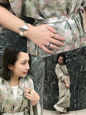 「アイテム（イヤリング（片耳用））」を使った、Jouete_nakamuraさん（レディース・157cm）の冬コーディネート