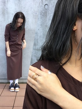 「リング」｜Jouete_nakamuraさん（レディース・157cm）の秋コーディネート