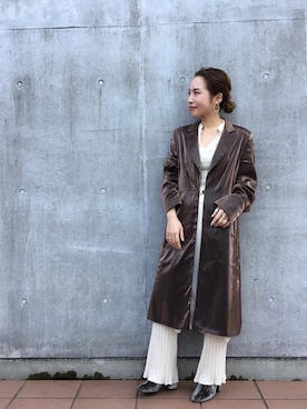「Jouete（ジュエッテ）のアイテム（リング）」を使った、Jouete_nakamuraさん（レディース・157cm）の冬コーディネート