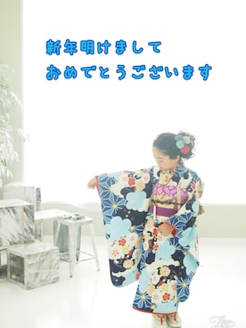 「きもの」｜「アイテム（その他）」を使った、NONさん（キッズ・120cm）の冬コーディネート