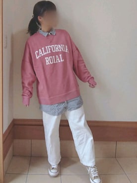 「roial（ロイアル）のアイテム」を使った、ちぃさん（レディース・156cm）の冬コーディネート