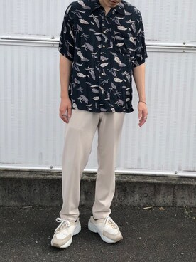 「ハイテクスニーカー」｜kuwaさん（メンズ・172cm・20代）の夏コーディネート