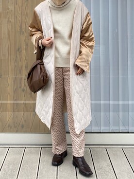 「eimy_ootd」｜「アイテム（ジャケット/アウター）」を使った、ymm15さん（レディース・169cm）の秋コーディネート