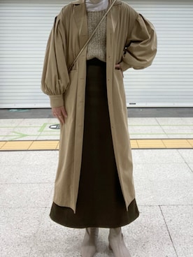「eimy_ootd」｜「アイテム（ジャケット/アウター）」を使った、ymm15さん（レディース・169cm）の冬コーディネート