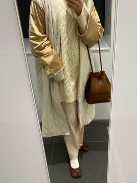 「eimy_ootd」｜「アイテム（ジャケット/アウター）」を使った、ymm15さん（レディース・169cm）の冬コーディネート