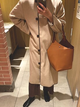 「eimy_ootd」｜「アイテム（ジャケット/アウター）」を使った、ymm15さん（レディース・169cm）の冬コーディネート