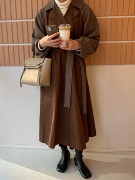 「eimy_ootd」｜「アイテム（ジャケット/アウター）」を使った、ymm15さん（レディース・169cm）の冬コーディネート