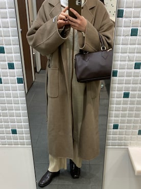 「eimy_ootd」｜「アイテム（ジャケット/アウター）」を使った、ymm15さん（レディース・169cm）の冬コーディネート
