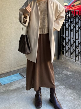 「eimy_ootd」｜「アイテム（ジャケット/アウター）」を使った、ymm15さん（レディース・169cm）の冬コーディネート