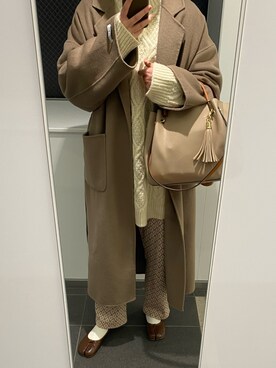 「eimy_ootd」｜「アイテム（ジャケット/アウター）」を使った、ymm15さん（レディース・169cm）の冬コーディネート