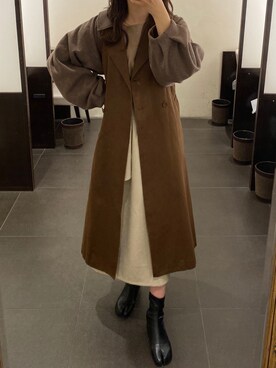 「eimy_ootd」｜「アイテム（ジャケット/アウター）」を使った、ymm15さん（レディース・169cm）の冬コーディネート
