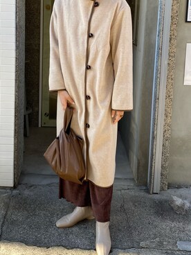 「eimy_ootd」｜「アイテム（ジャケット/アウター）」を使った、ymm15さん（レディース・169cm）の冬コーディネート