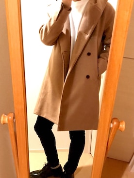 「wjk（ダヴルジェイケイ）のアイテム（ジャケット/アウター）」を使った、muneさん（メンズ・178cm）の冬コーディネート