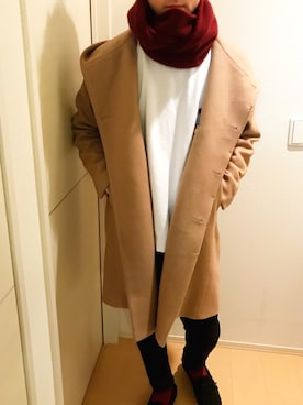「wjk（ダヴルジェイケイ）のアイテム（ジャケット/アウター）」を使った、muneさん（メンズ・178cm）の冬コーディネート