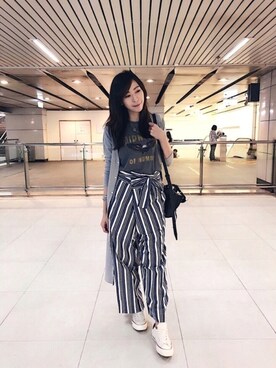 「CONVERSE（コンバース）のConverse 1970s Chuck Taylor All Star Canvas Sneakers（スニーカー）」を使った、Juiさん（レディース・166cm）の春コーディネート