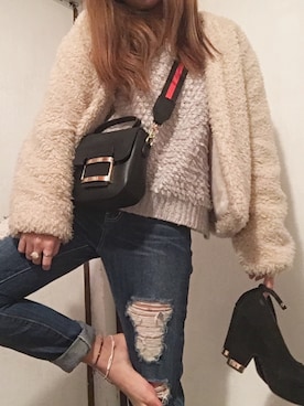 「JET LAG（ジェットラグ）のアイテム」を使った、えりか☺︎さん（レディース・154cm）の秋コーディネート