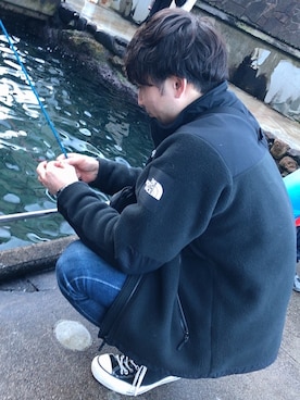 「A.P.C.（アーペーセー）のプチニュースタンダードジーンズ（デニムパンツ）」を使った、へいさん（メンズ・164cm）の秋コーディネート