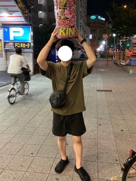 「花火」｜「アイテム（アクセサリー）」を使った、へいさん（メンズ・164cm）の夏コーディネート