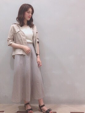 yuki☺︎さん（レディース・165cm）の夏コーディネート