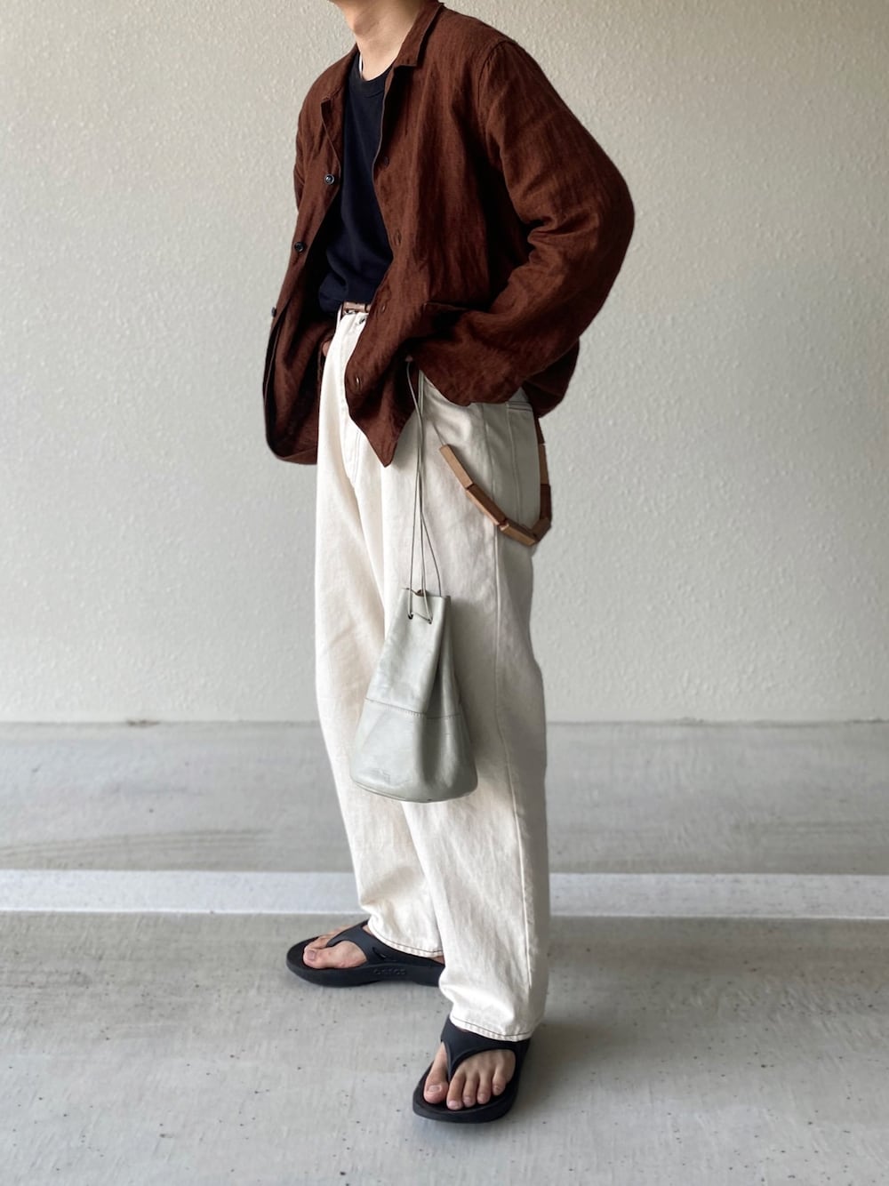 WESTOVERALLS　ホワイトデニムパンツ WESTOVERALLS 806T DENIM デニムパンツ ジーパン ジーンズ