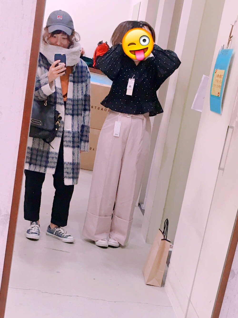 「大人カジュアル、ootd、冬、竜王アウトレット、低身長、冬コーデ、シンプル、ボーイッシュ」｜「BEN DAVISのBEN DAVIS ORIGINALS - THE ORIGINAL LOW CAP（キャップ、グレー系）」を使った、あべあさん（レディース・154cm）の冬コーディネートの1枚目の写真