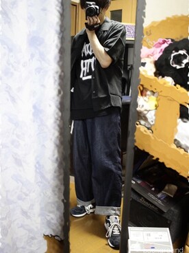 「RYUJI KAMIYAMA × JUNRed」｜ｱﾒﾐﾔさん（メンズ・170cm）の春コーディネート