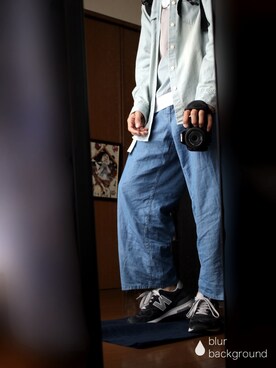 「NEWBALANCE」｜「アイテム（アクセサリー）」を使った、ｱﾒﾐﾔさん（メンズ・170cm）の夏コーディネート