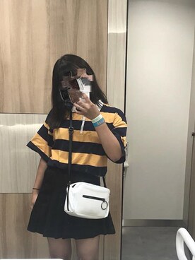 「VENCE（ヴァンス）のアイテム（バッグ）」を使った、ミサキさん（レディース・160cm）の夏コーディネート