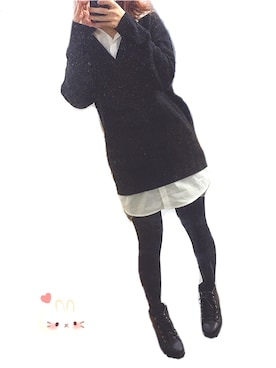 「夢展望（ユメテンボウ）のアイテム（ワンピース/ドレス）」を使った、▽あやな▽さん（レディース・156cm）の春コーディネート