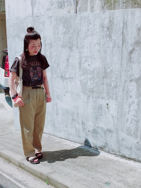 DICKIES × GRAMICCI 別注 G874 ワイドパンツ【M】ベージュ DICKIES × GRAMICCI × FREAK'S STORE G874 ワイドパンツ【M