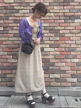 MEGUさん（レディース・157cm）の春コーディネート