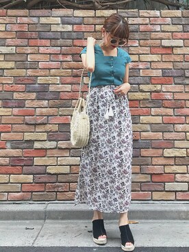 MEGUさん(レディース・157cm)の夏コーディネート