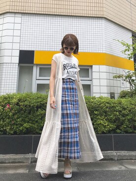 MEGUさん（レディース・157cm）の夏コーディネート