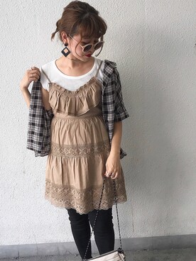 MEGUさん（レディース・157cm）の夏コーディネート